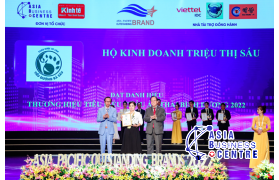 Hộ Kinh Doanh Triệu Thị Sáu nhận giải Top 50 Thương Hiệu Tiêu Biểu Châu Á – Thái Bình Dương  và Sản Phẩm – Dịch Vụ Tiêu Biểu Châu Á – Thái Bình Dương 2022
